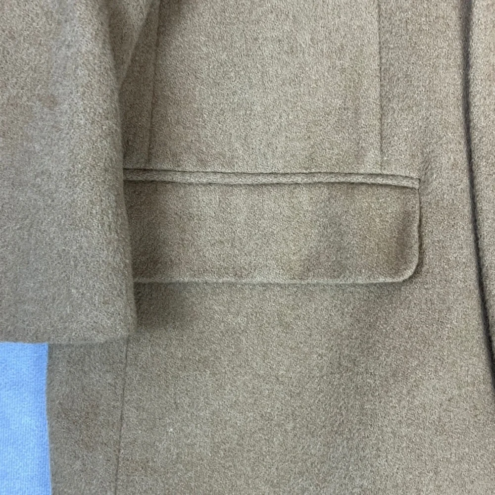 Club Room Mens Camel Hair Wool Blazer‎ Sport Coat Tan Brown 2-Button